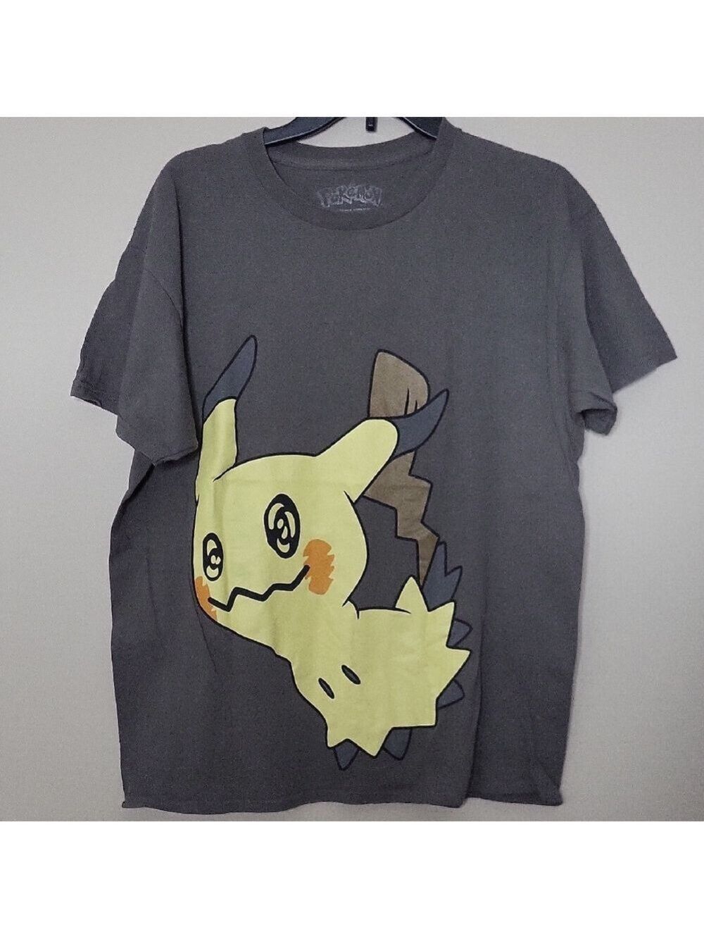 Mens | Hybrid & Company Charcoal Pokémon Pikachu T-shirt  | BB216E